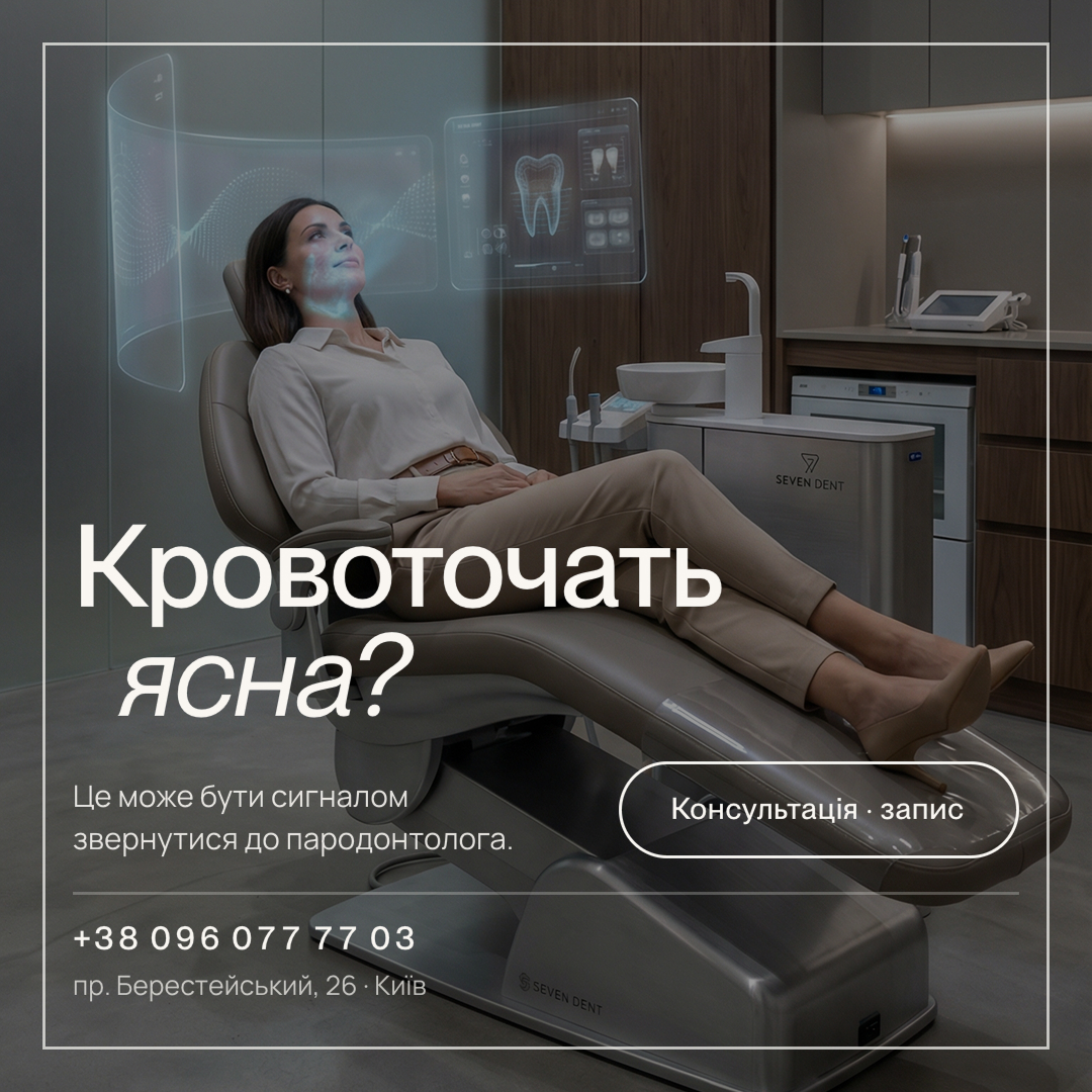 Консультація пародонтолога у Seven Dent